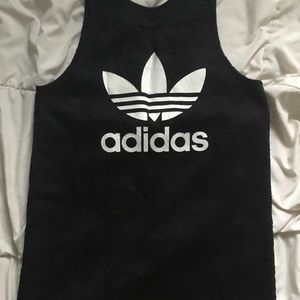 ADIDAS black casual dress size S